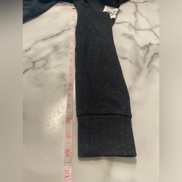 Victoria’s Secret Pink zip up hooded sweatshirt, black so small - Picture 9 of 10